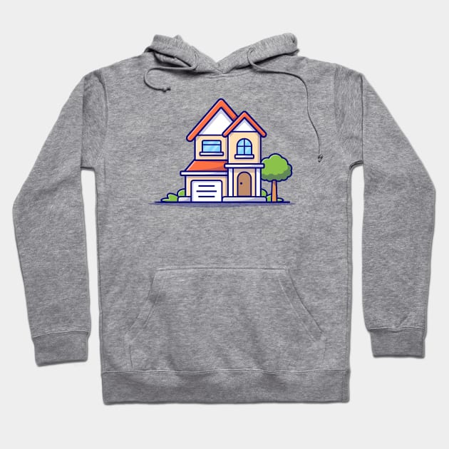 House Building (3) Hoodie by Catalyst Labs